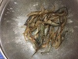 手長海老揚げの前